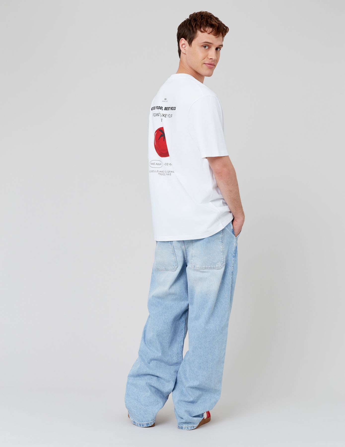 T-shirt imprimé devant dos