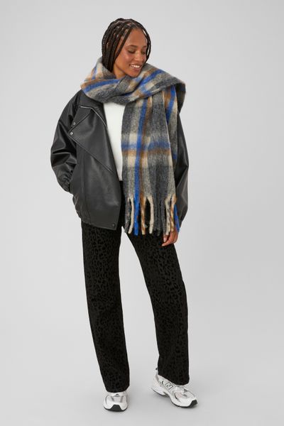 Pantalon imprim&eacute; coupe droite