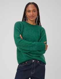 Pull col rond premium