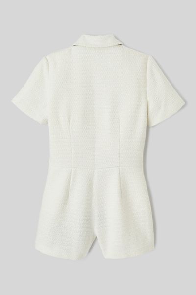 Combinaison short en tweed