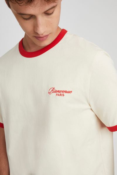 T-shirt contrasté