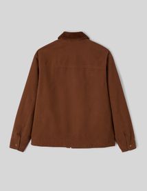 Veste zippée col velours