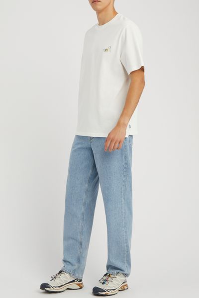 T-shirt broderie poitrine