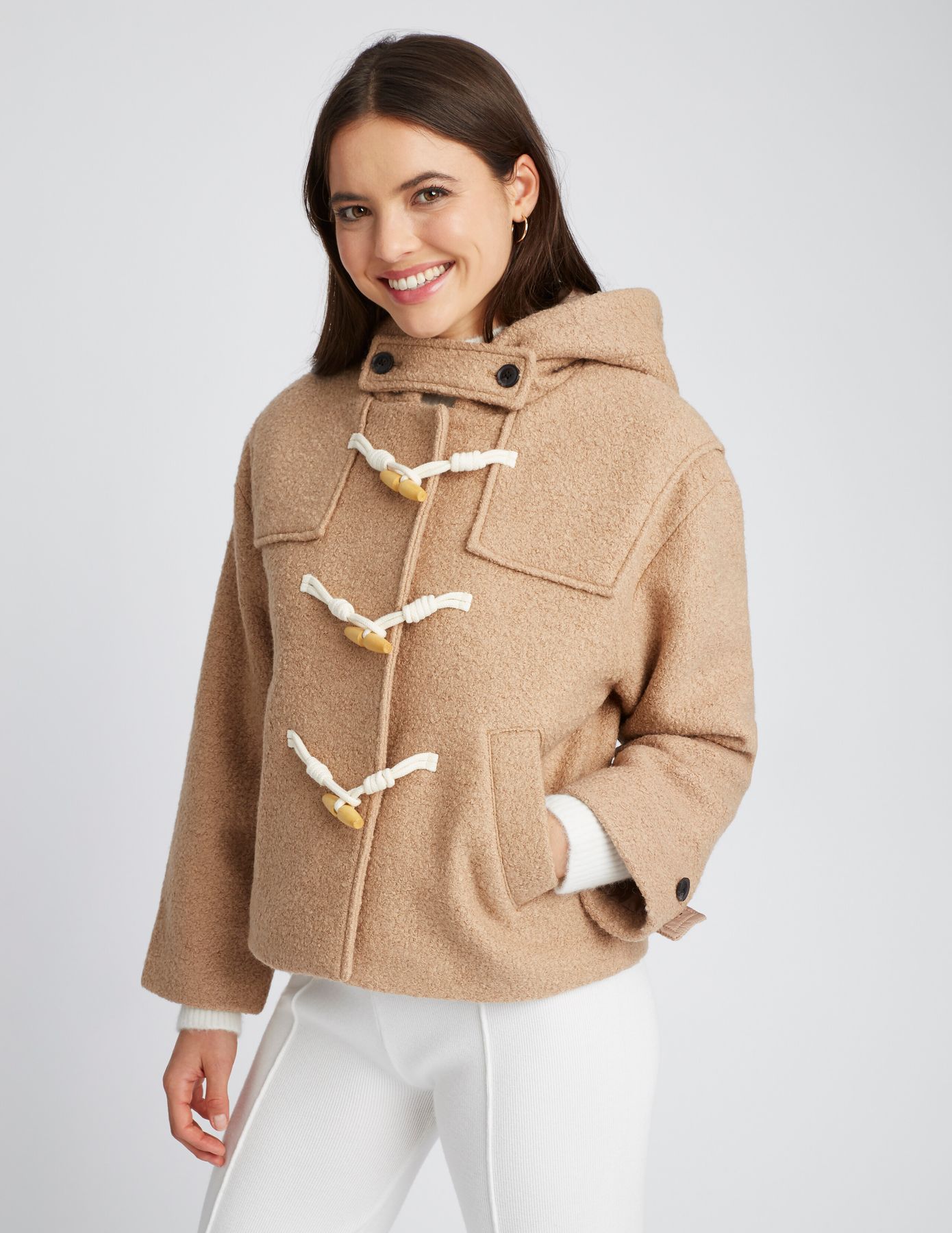 Manteau Duffle coat court