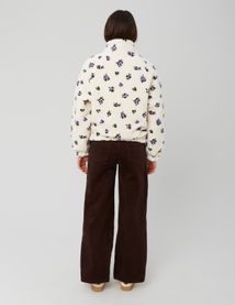 Blouson sherpa imprim&eacute; r&eacute;versible