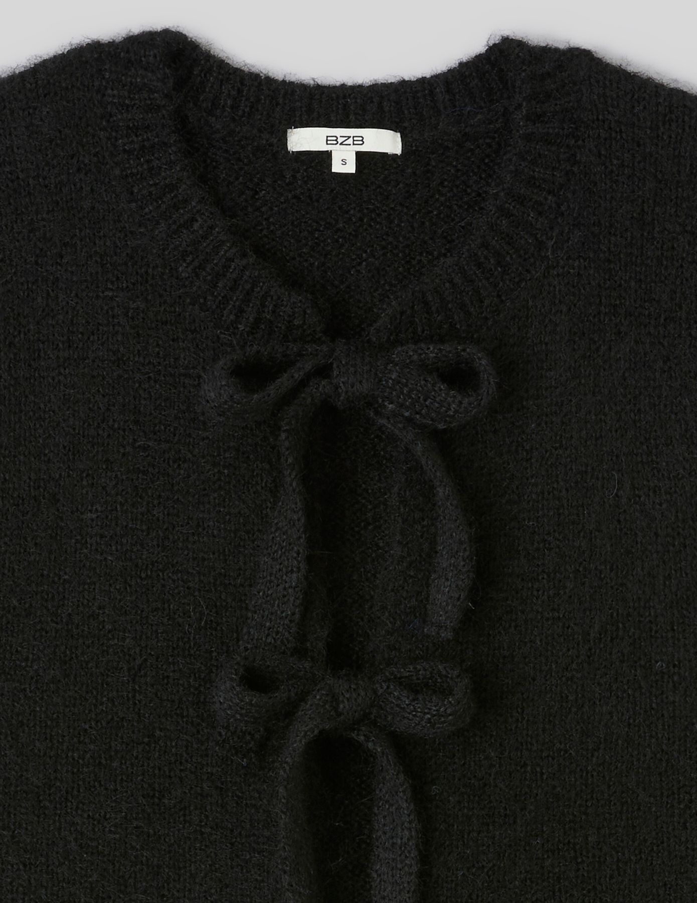Gilet sans manches &agrave; nouer