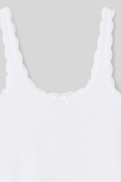 D&eacute;bardeur bords en dentelle avec n&oelig;ud