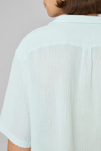 Chemise manches courtes gaze de coton