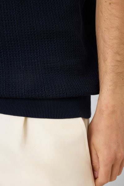 Polo maille ajour&eacute;e
