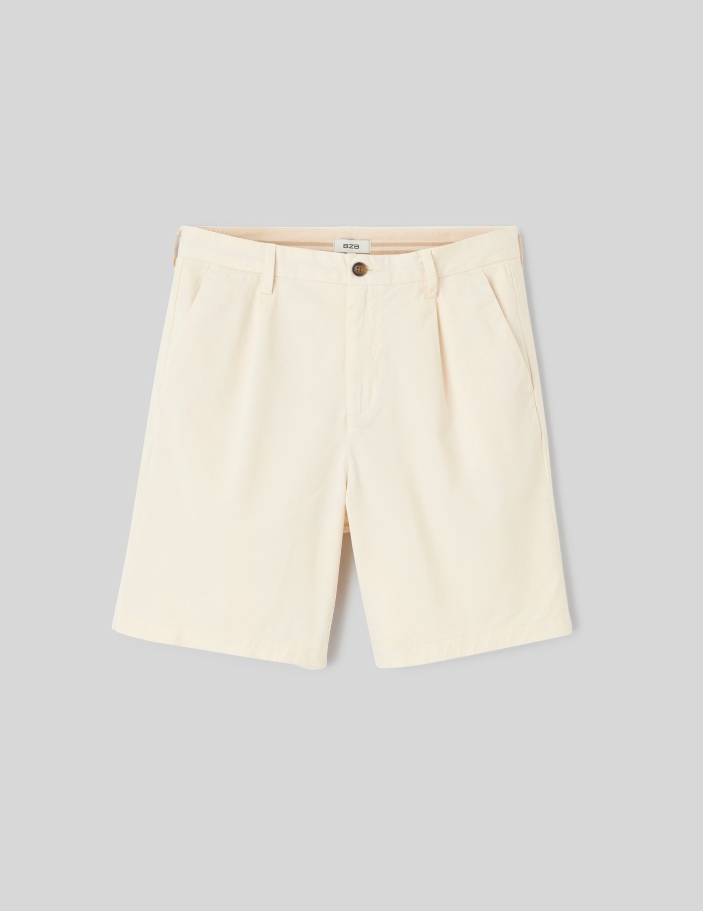 Bermuda chino &agrave; plis