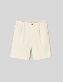 Bermuda chino &agrave; plis