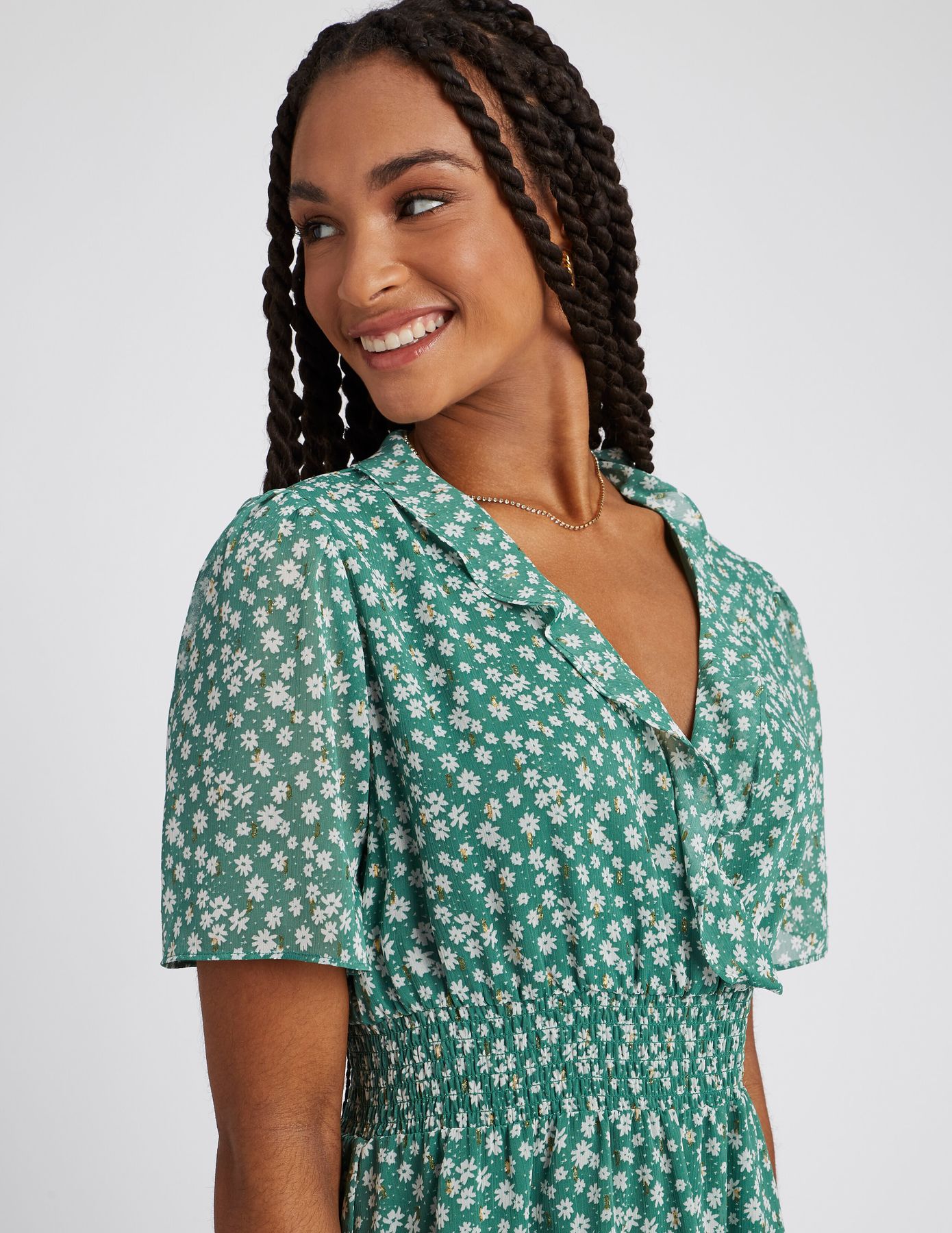 Robe courte imprim&eacute;e