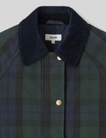 Veste &agrave; carreaux