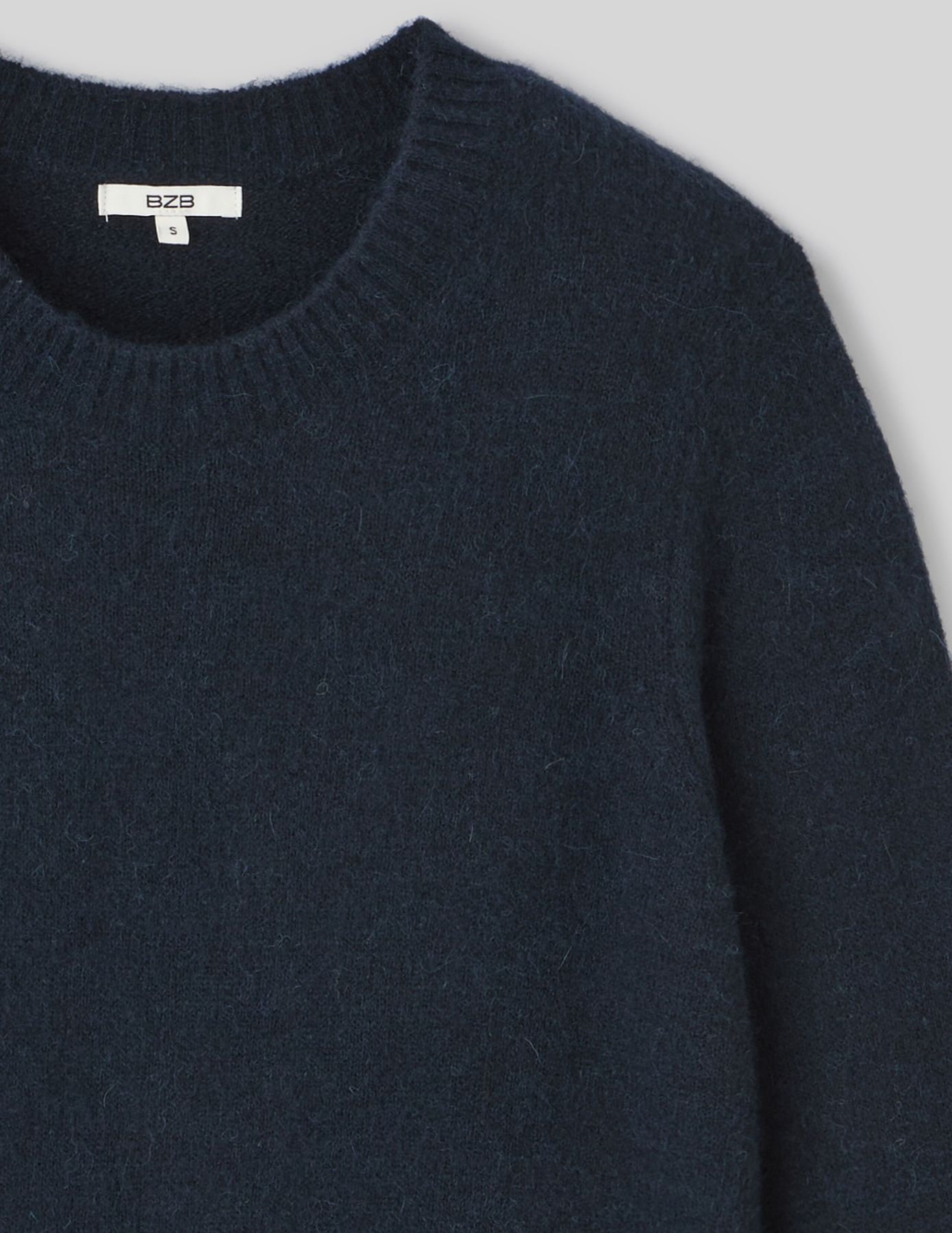 Pull col rond premium