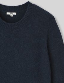 Pull col rond premium