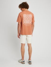 T-shirt imprimé devant dos