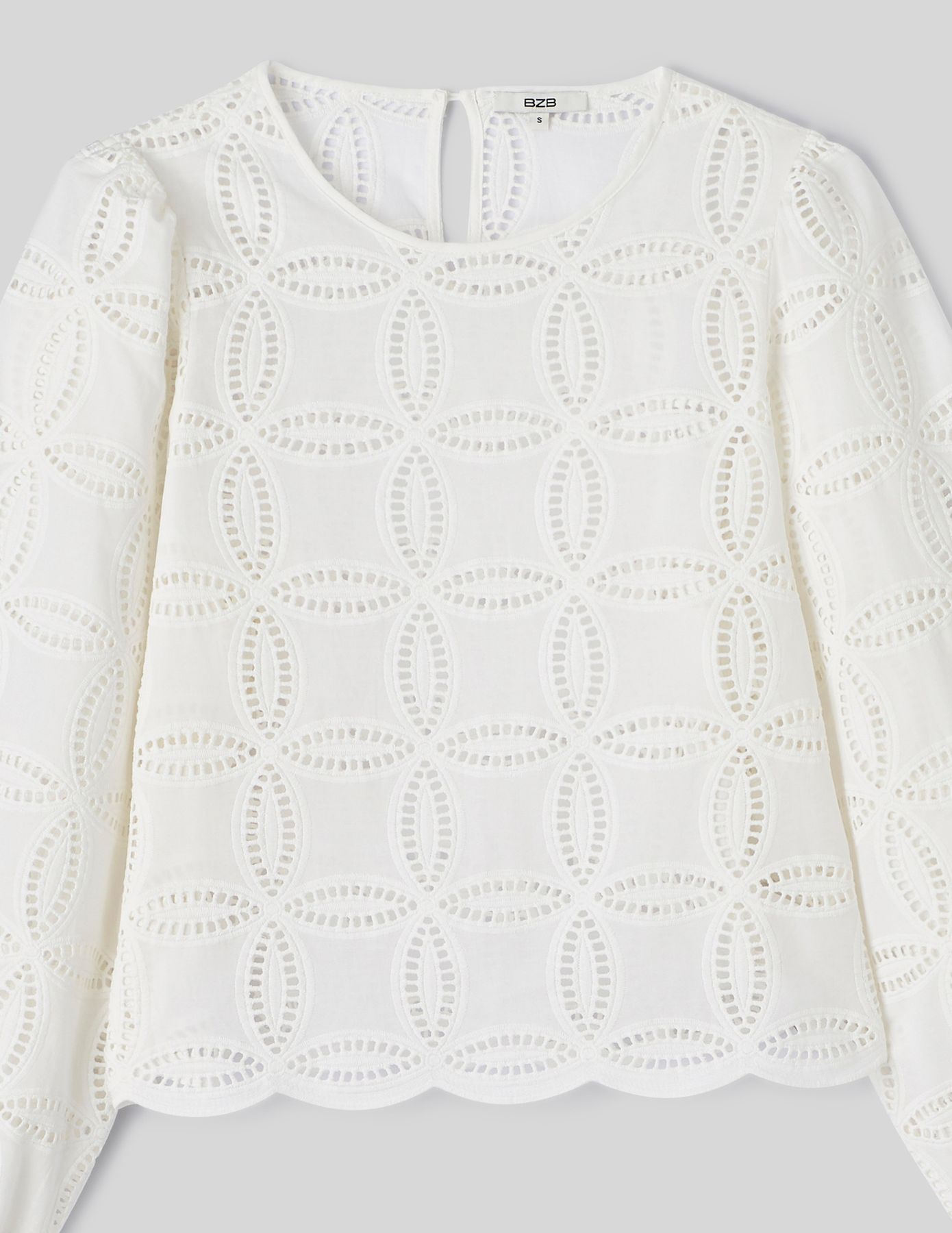 Blouse en broderie anglaise
