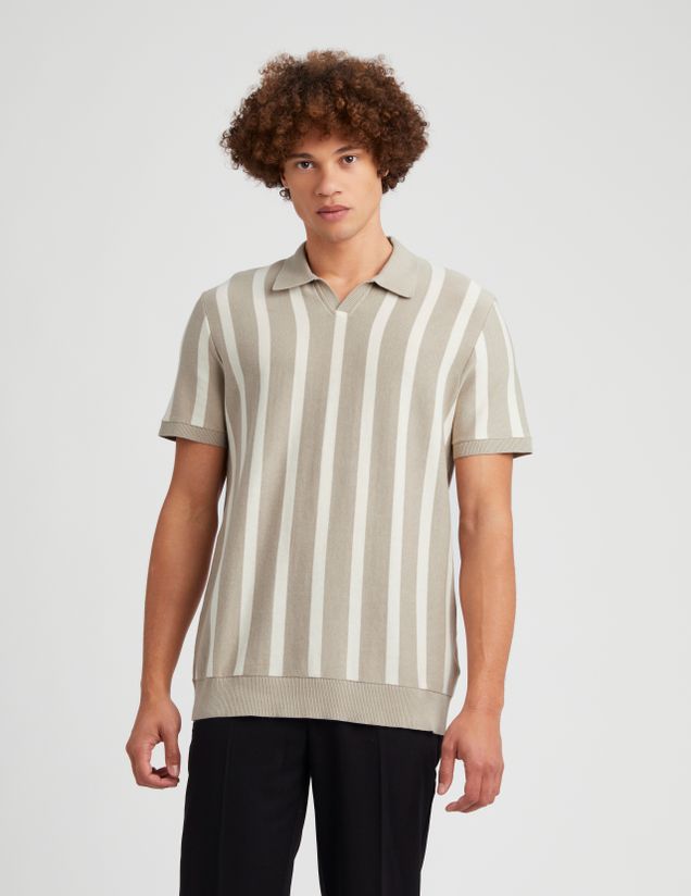 Polo à rayures