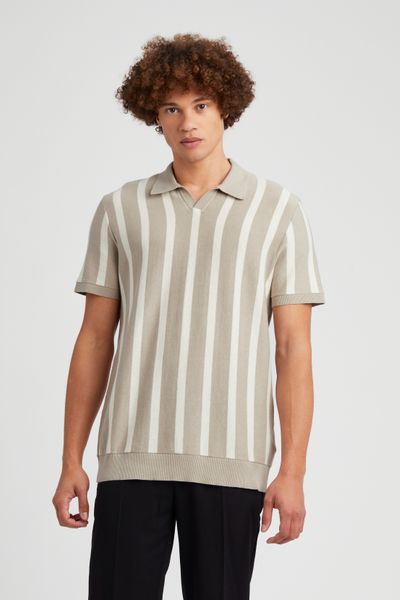 Polo à rayures