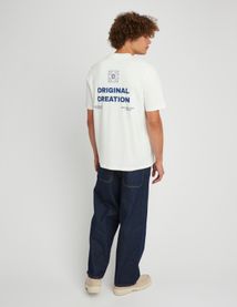 T-shirt imprimé devant dos