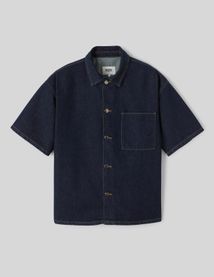 Chemise manches courtes en jean