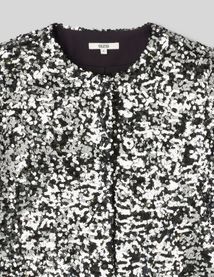 Veste courte sequins