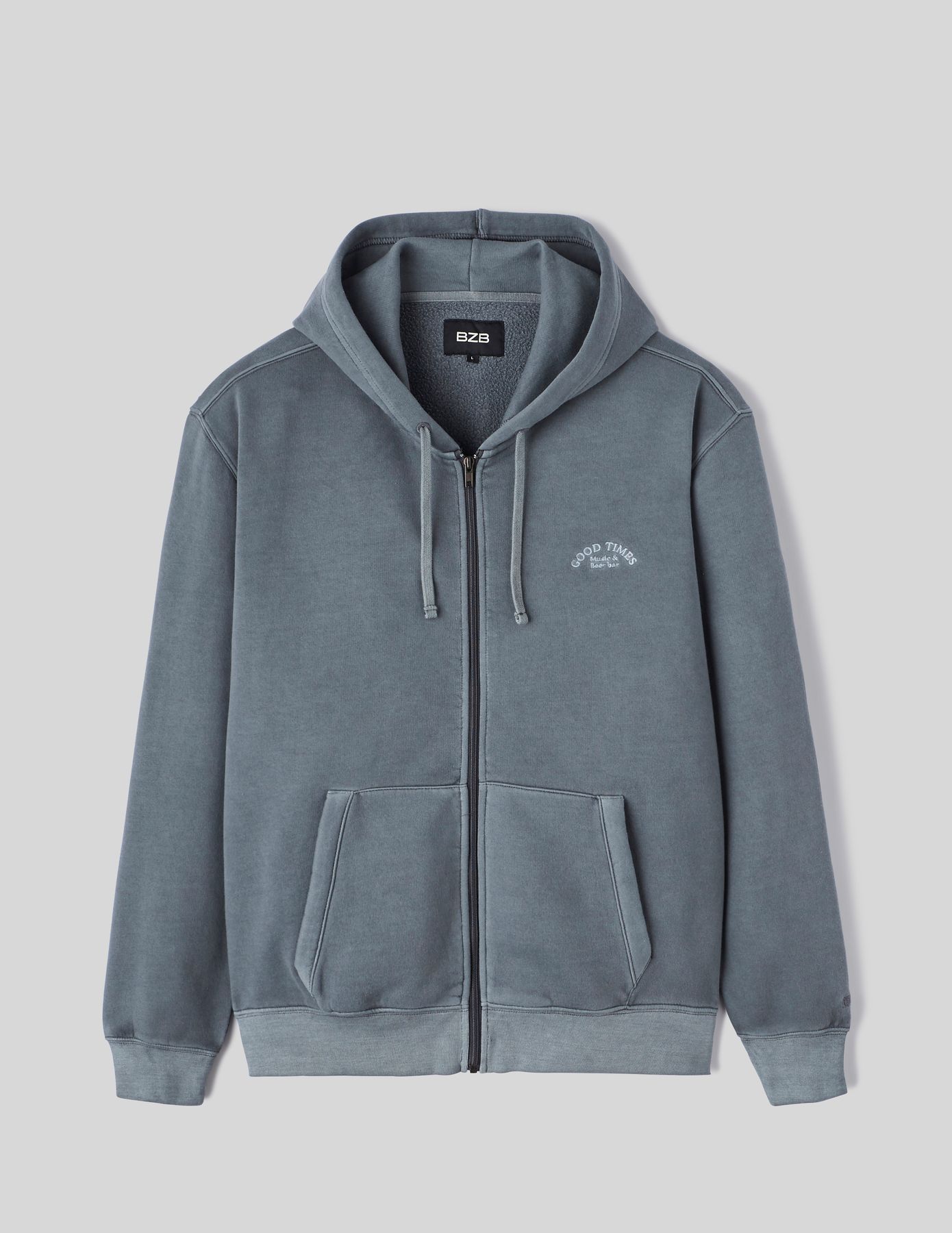 Sweat zipp&eacute; &agrave; capuche