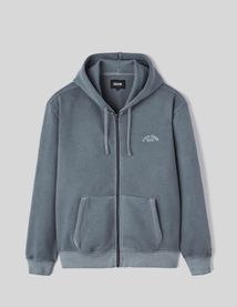 Sweat zipp&eacute; &agrave; capuche