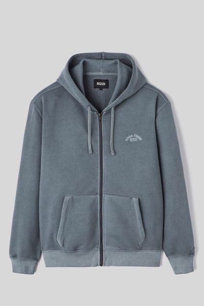 Sweat zipp&eacute; &agrave; capuche