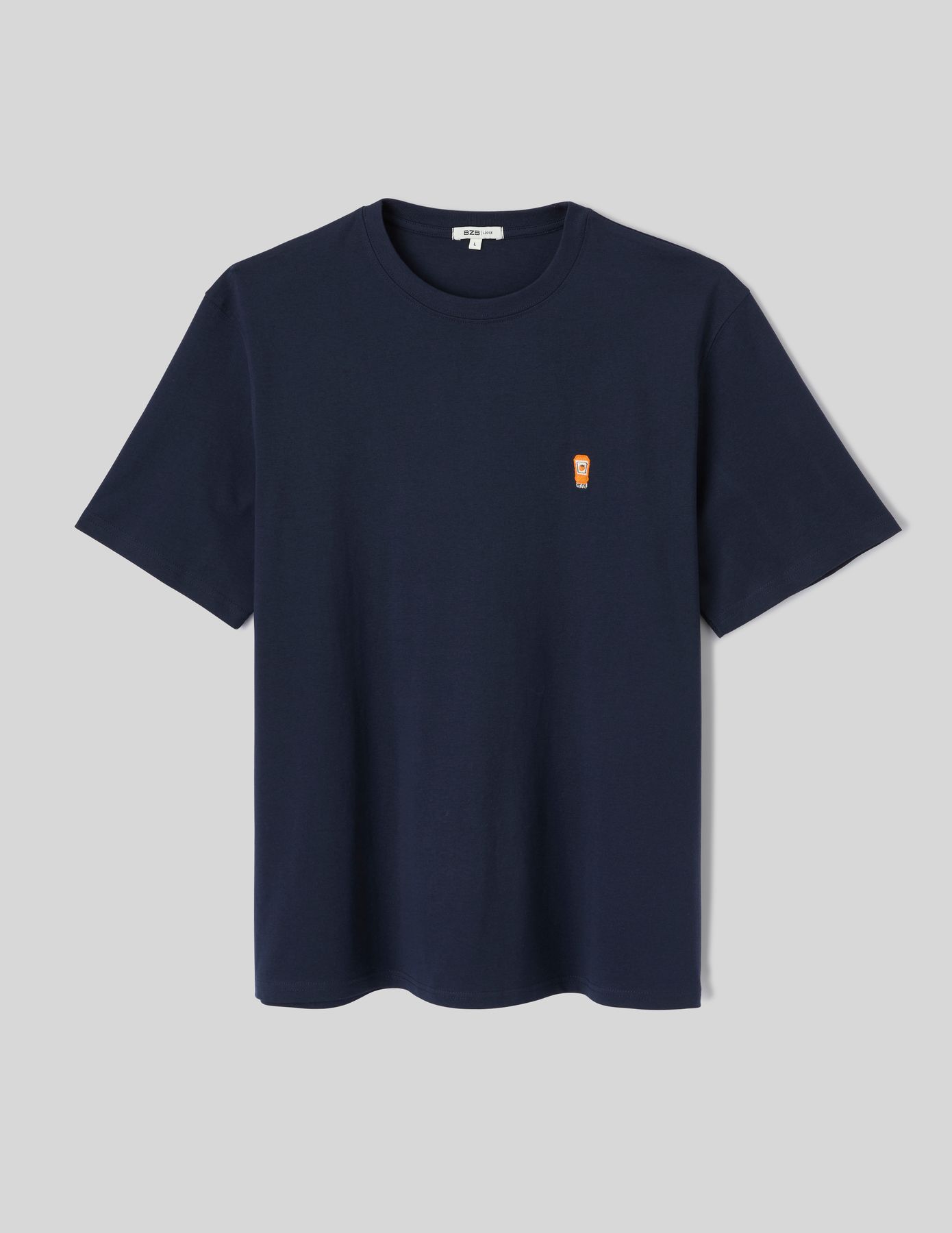 T-shirt broderie poitrine