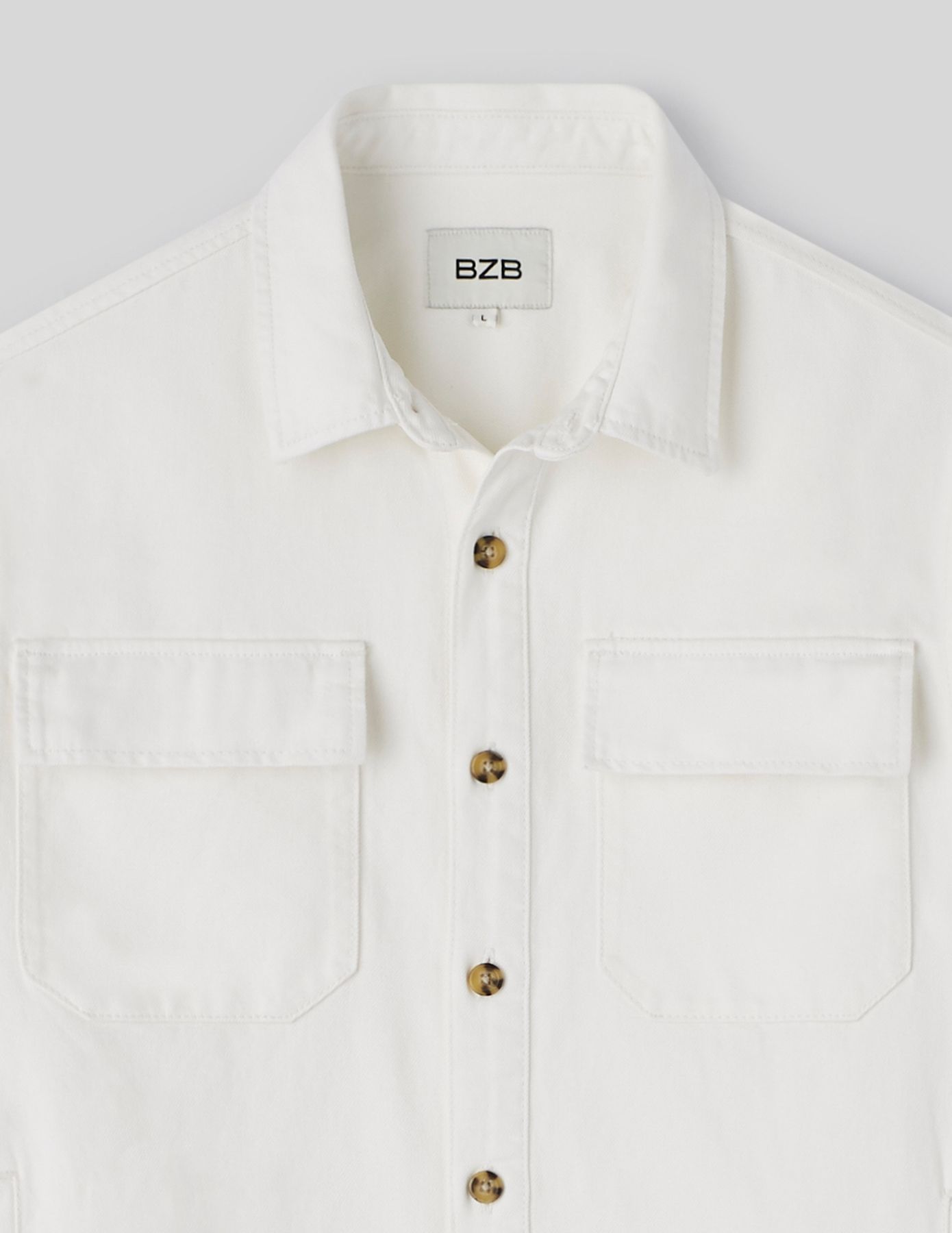 Surchemise twill unie