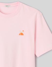 T-shirt imprim&eacute; devant / dos