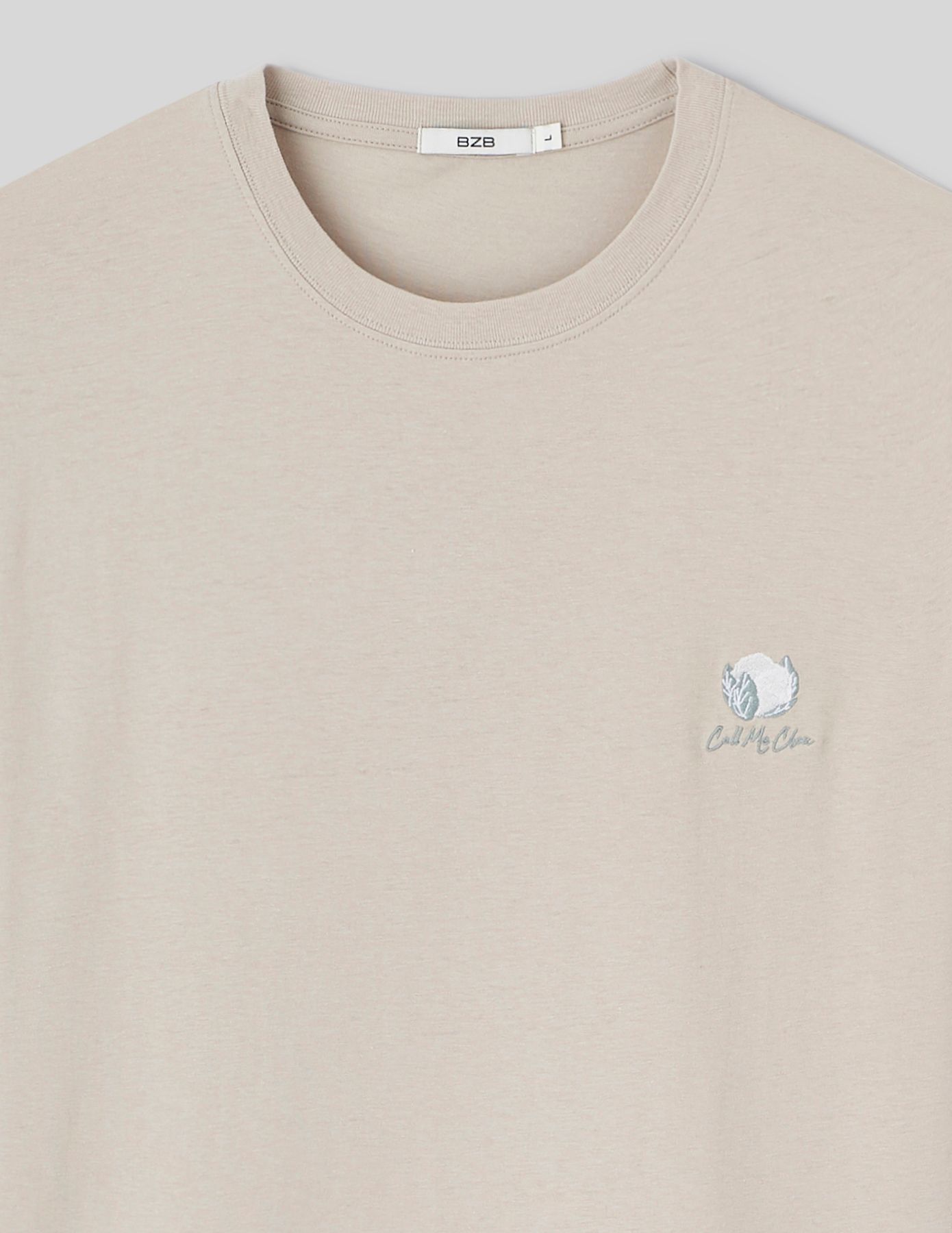 T-shirt brodé à message