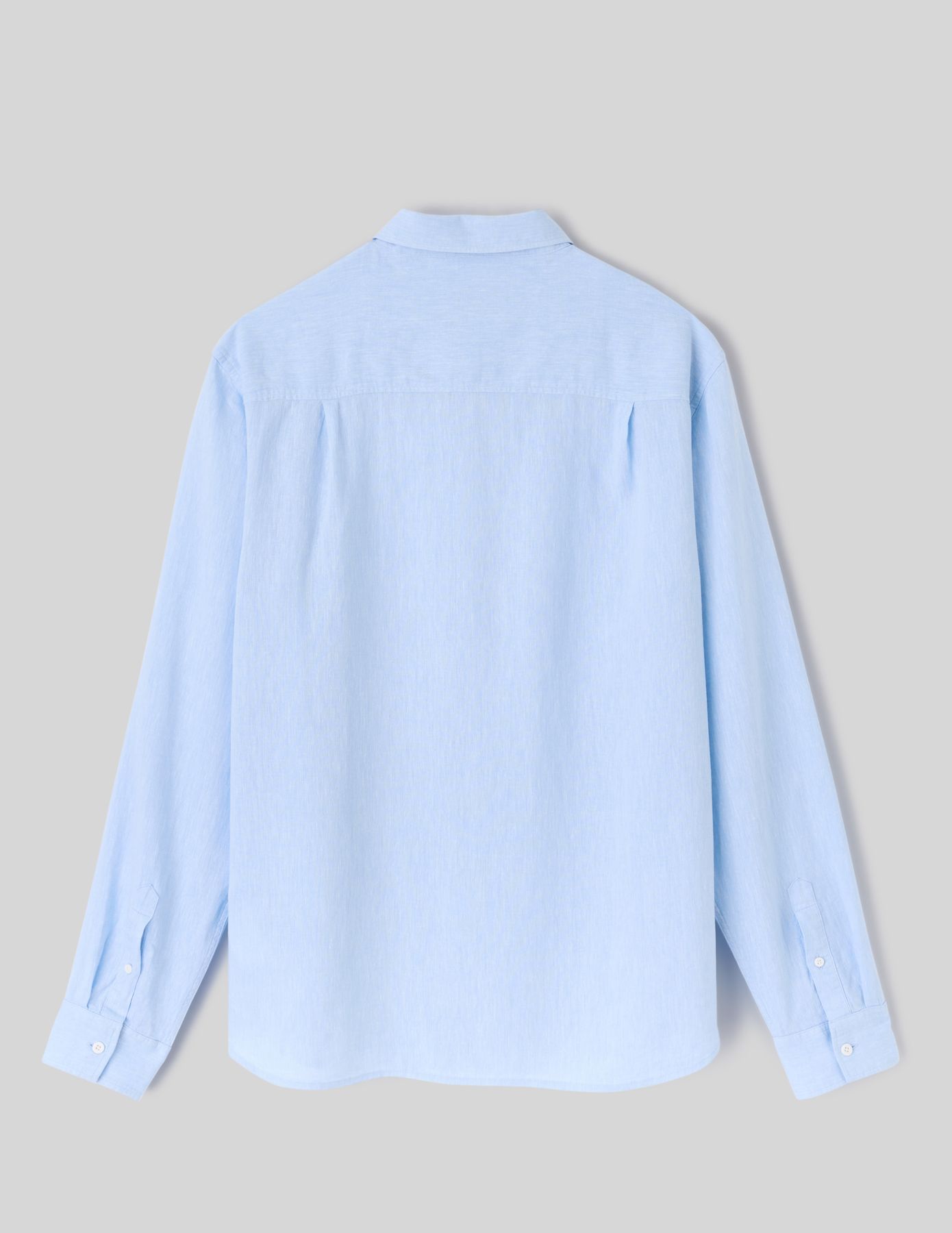 Chemise manches longues viscose lin