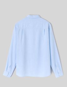 Chemise manches longues viscose lin