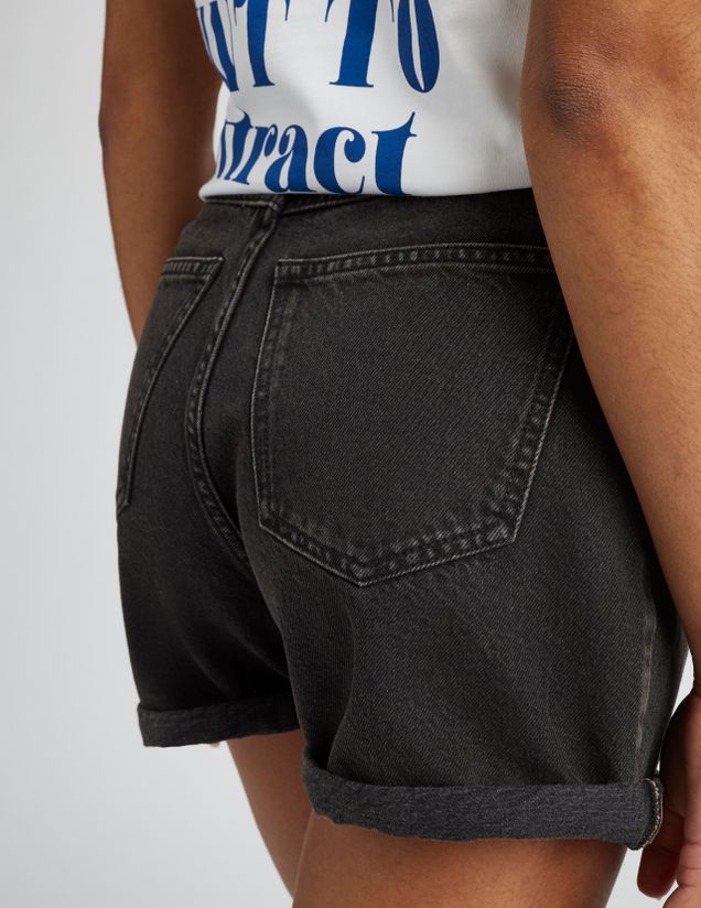 Short en jean mom fit