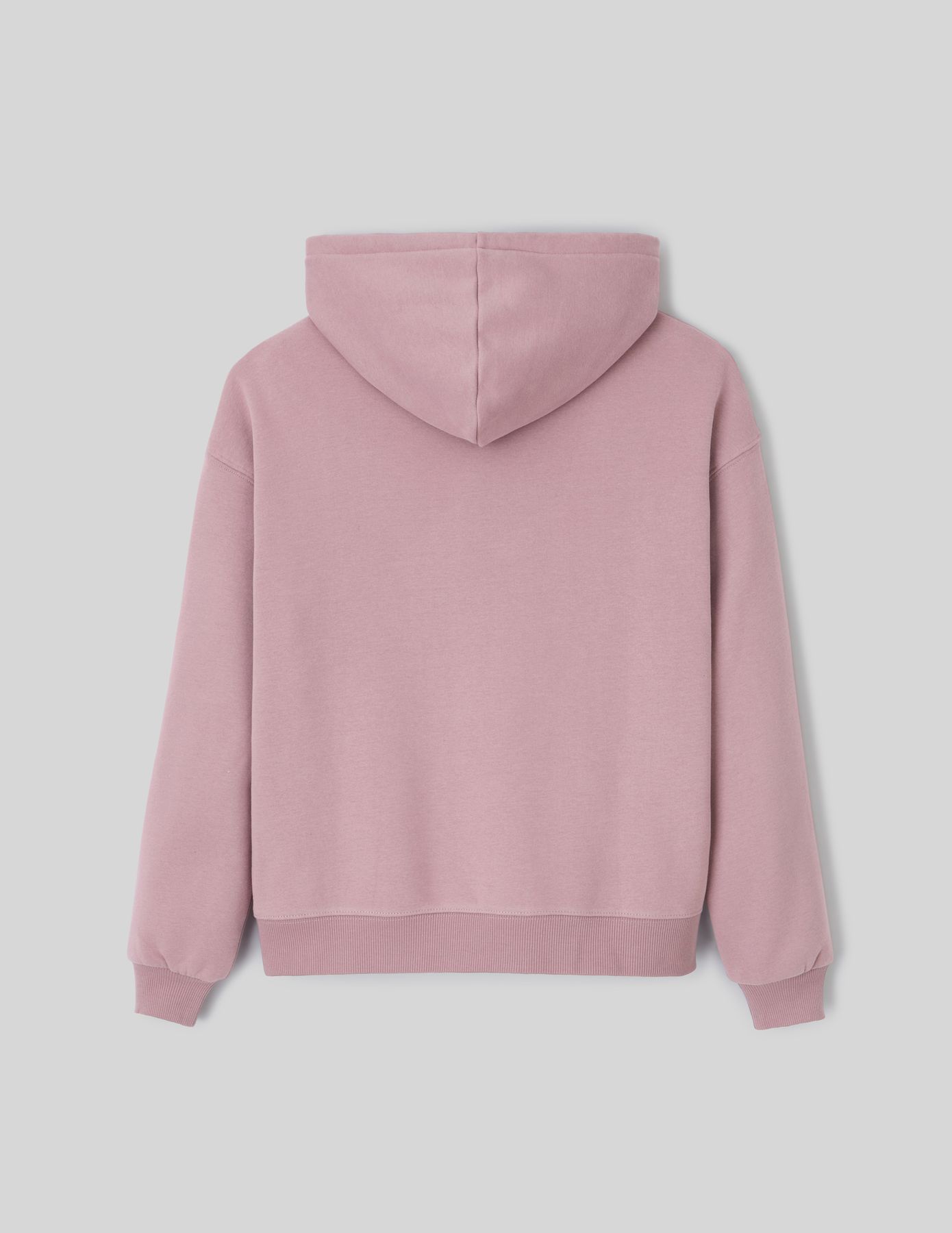 Sweat col capuche uni