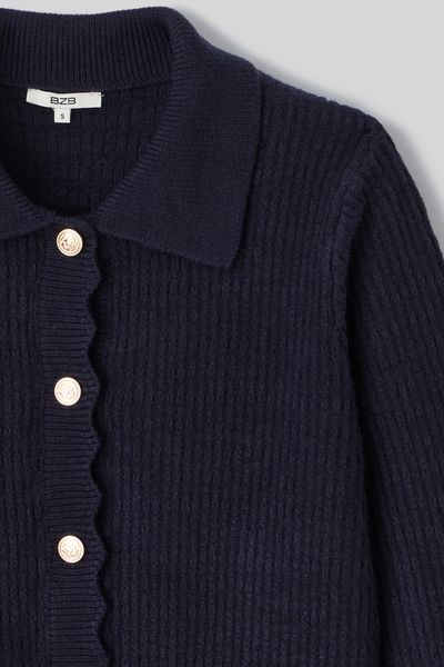 Gilet col polo boutonné