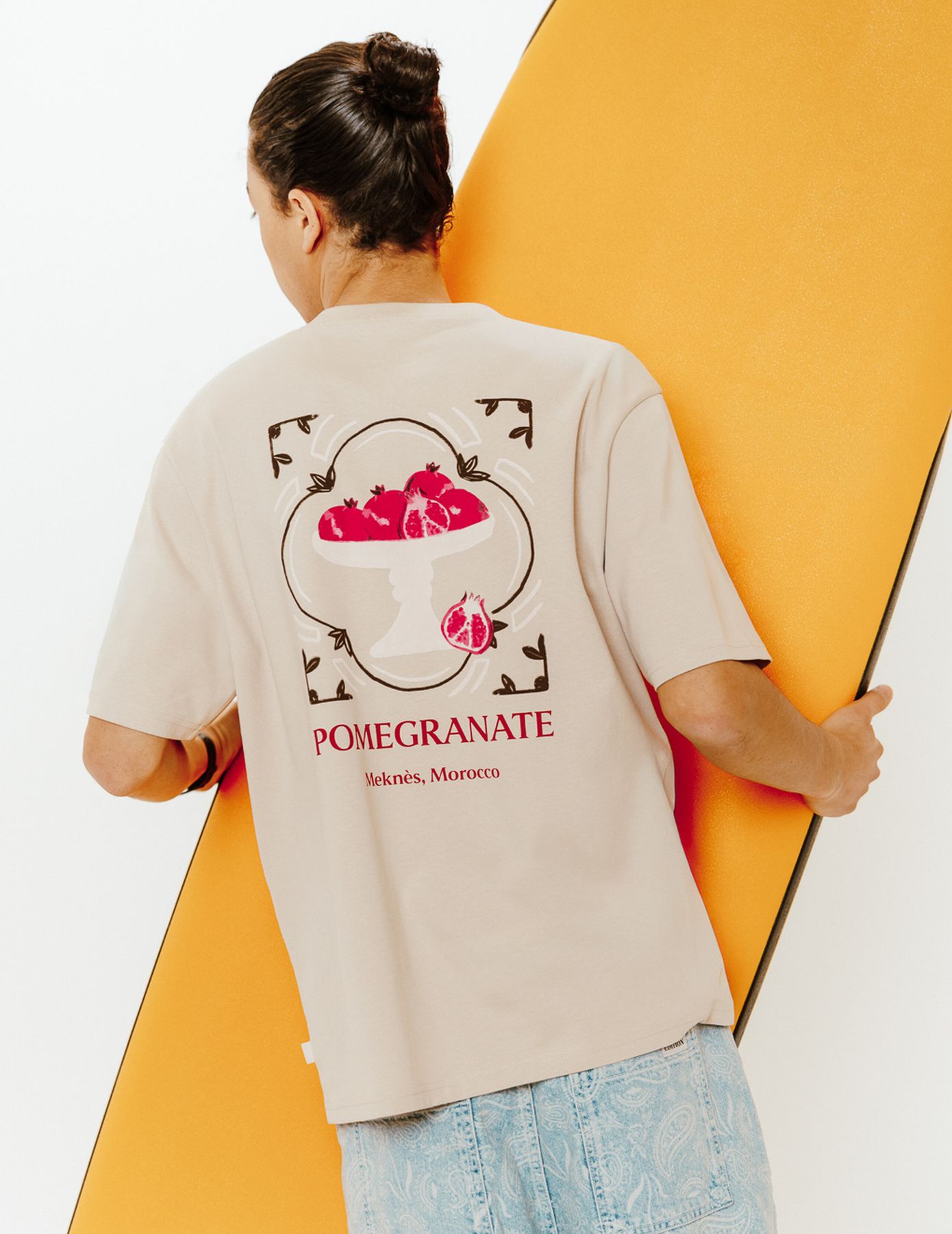 T-shirt imprim&eacute; devant dos