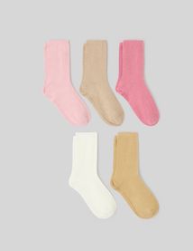 Lot de 5 paires de chaussettes lurex