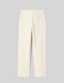 Pantalon straight velours