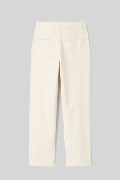 Pantalon straight velours