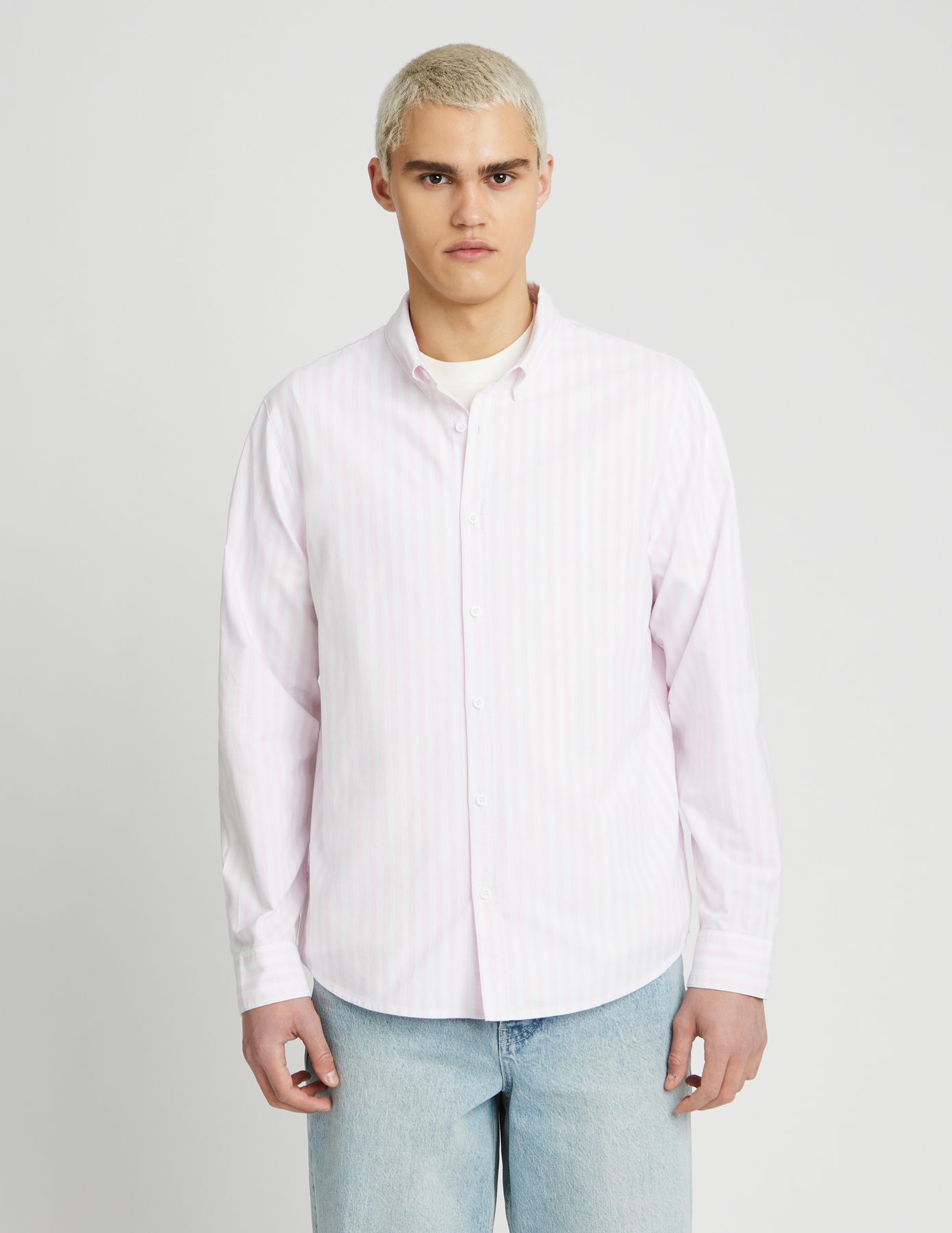 Chemise oxford rayée