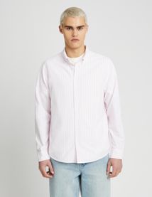 Chemise oxford rayée