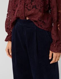 Pantalon velours pinces