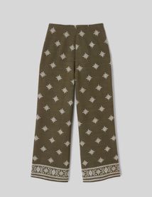 Pantalon brod&eacute;