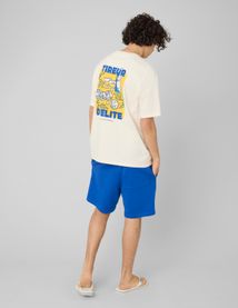 T-shirt imprim&eacute; devant/dos