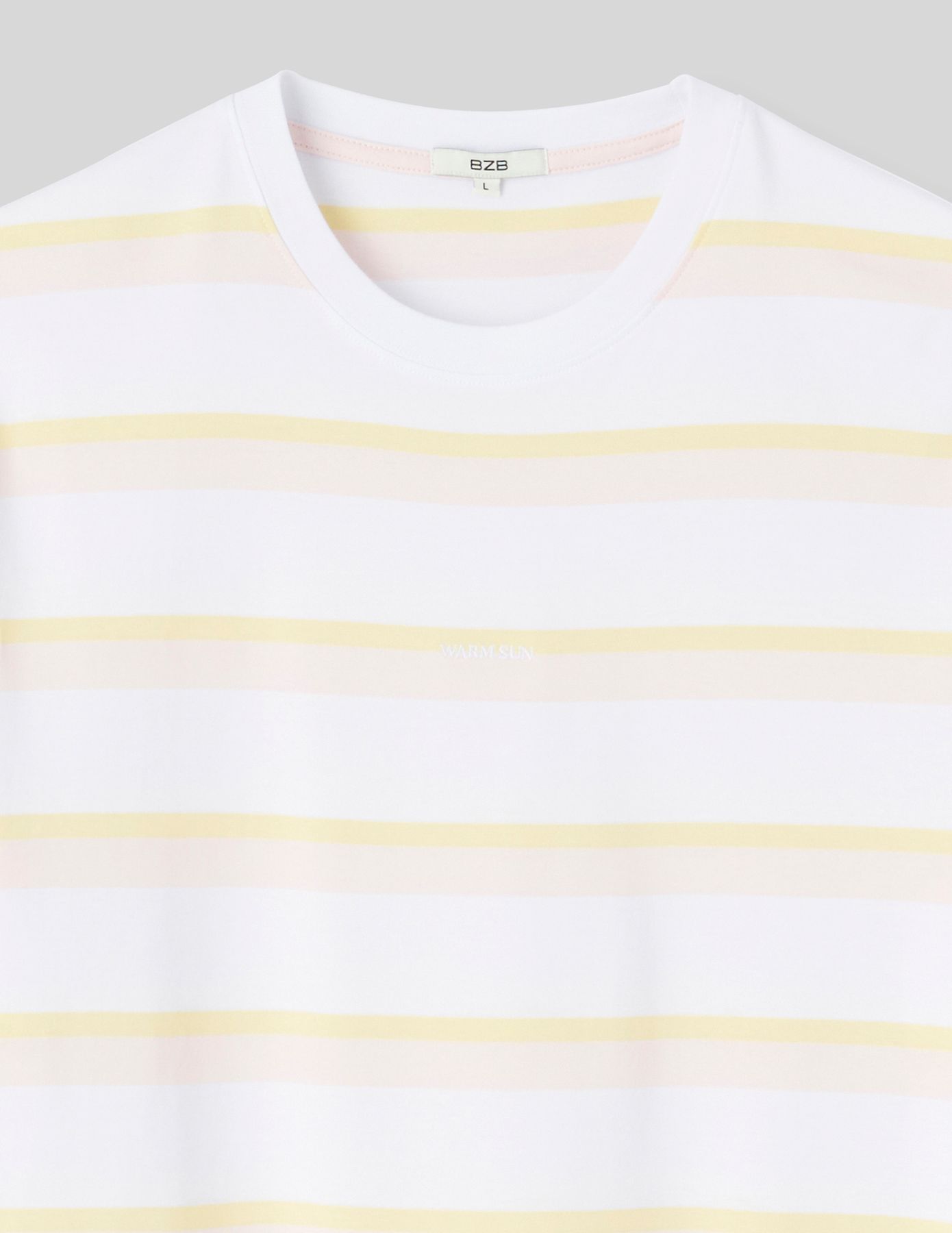T-shirt à rayures bicolores