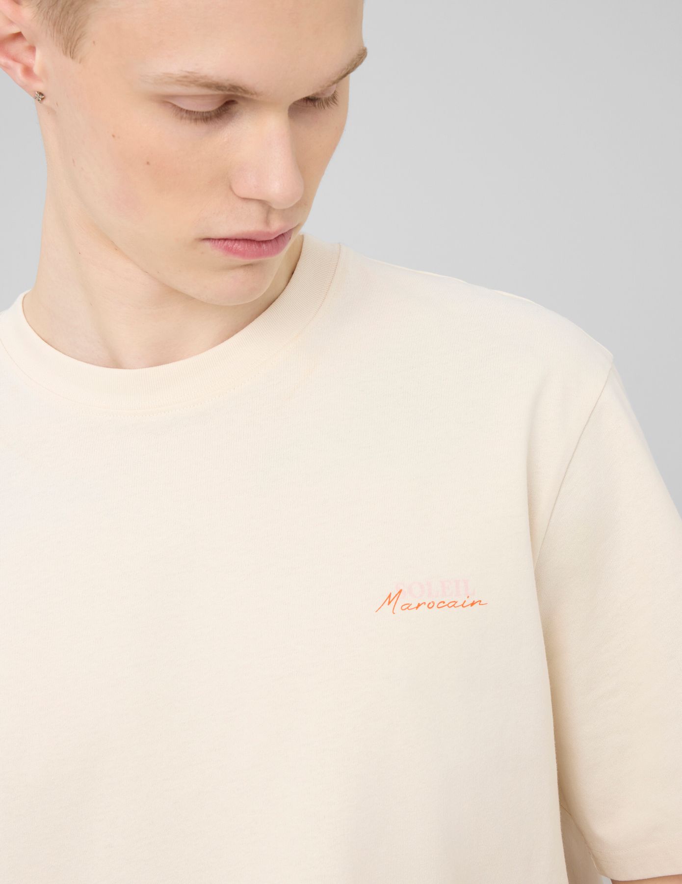 T-shirt imprim&eacute; devant/dos