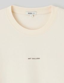 T-shirt imprim&eacute; devant / dos